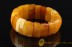 ANTIQUE Unique Color BALTIC AMBER Huge Bangle Bracelet 3