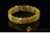 Butter Color Pieces Genuine BALTIC AMBER Stretch Bracelet 