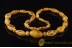 ANTIQUE Large BUTTERSCOTCH Beads BALTIC AMBER Necklace 