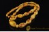 ANTIQUE Large BUTTERSCOTCH Beads BALTIC AMBER Necklace 