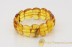 Genuine BALTIC AMBER Stretch Bracelet with Fossil Inclusions