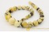 Exclusive Large Round White &Butter Color Round Beads Genuine BALTIC AMBER Necklace