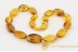 Large Beads with Inclusions Genuine BALTIC AMBER Necklace