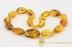 Large Beads with Inclusions Genuine BALTIC AMBER Necklace