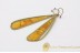 Vintage BALTIC AMBER Dangle Earrings 