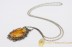 Exclusive VINTAGE Unique Color Genuine BALTIC AMBER Pendant 