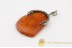 VINTAGE Carved Genuine BALTIC AMBER Pendant 