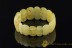 Large Lemon & Butter Color  Genuine BALTIC AMBER Stretch Bracelet 