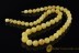 Butter Color Round Shape Beads  Genuine BALTIC AMBER Necklace