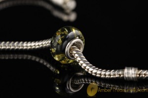 Genuine BALTIC AMBER Bead fits to PANDORA & TROLL Bracelet 