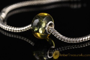 Genuine BALTIC AMBER Bead fits to PANDORA & TROLL Bracelet 