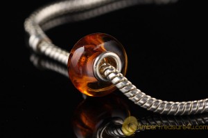 Genuine BALTIC AMBER Bead fits to PANDORA & TROLL Bracelet 