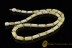 White Color Cylinder Shape Beads  Genuine BALTIC AMBER Unisex Necklace