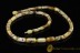 White Bluish Greenish Color Cylinder Shape Beads  Genuine BALTIC AMBER Unisex Necklace