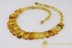 All Beads with FOSSIL INSECTS - Genuine BALTIC AMBER Choker
