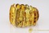 Large Genuine BALTIC AMBER Stretch Bracelet with Fossil Inclusions
