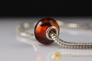 Genuine BALTIC AMBER Bead fits to PANDORA & TROLL Bracelet 