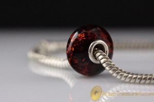 Genuine BALTIC AMBER Bead fits to PANDORA & TROLL Bracelet 