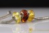 Lot of 3 Genuine BALTIC AMBER Bead fits to PANDORA & TROLL Bracelet 