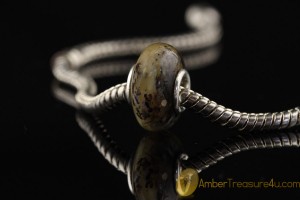 Genuine BALTIC AMBER Bead fits to PANDORA & TROLL Bracelet 