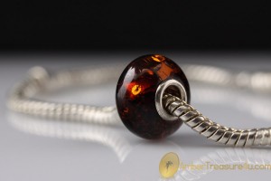 Genuine BALTIC AMBER Bead fits to PANDORA & TROLL Bracelet 