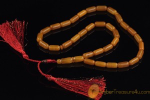 VINTAGE STYLE Islamic 33 Prayer Beads BALTIC AMBER