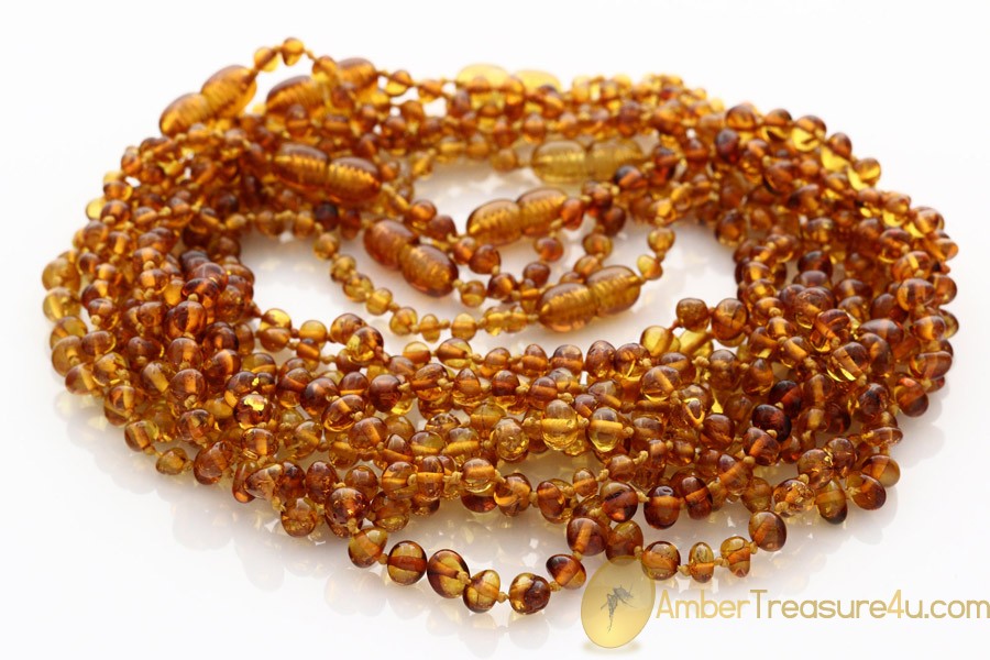 Lot of 10 Baroque Baby Teething Genuine BALTIC AMBER Knotted Necklaces btw44 Lot of 10 Baroque Baby Teething Genuine BALTIC AMBER Knotted Necklaces btw44