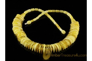 Butterscotch Color Pieces Genuine BALTIC AMBER Choker 18