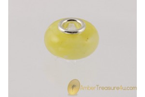 Genuine BALTIC AMBER Bead fits to PANDORA & TROLL Bracelet 6
