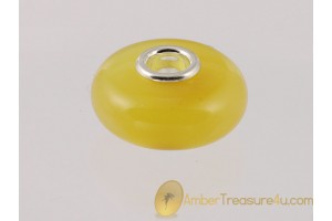 Genuine BALTIC AMBER Bead fits to PANDORA & TROLL Bracelet 7