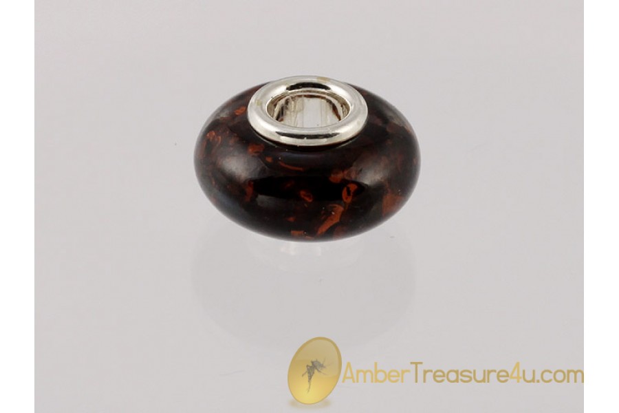 Genuine BALTIC AMBER Bead fits to PANDORA & TROLL Bracelet 10