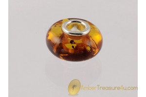 Genuine BALTIC AMBER Bead fits to PANDORA & TROLL Bracelet 11