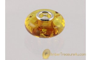 Genuine BALTIC AMBER Bead fits to PANDORA & TROLL Bracelet 13