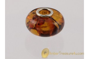Genuine BALTIC AMBER Bead fits to PANDORA & TROLL Bracelet 14