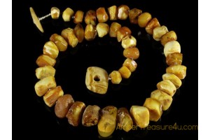 Massive Butterscotch BALTIC AMBER Necklace 25