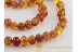ANTIQUE Large Baroque Beads BALTIC AMBER Necklace an3