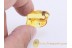Great Looking FLOWER on TWIG in BALTIC AMBER 885
