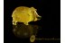 Hand Carved Genuine BALTIC AMBER Large PIGLET Statuette f3