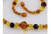 Mixed beads Genuine BALTIC AMBER Necklace 21