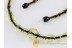 Faceted greenish beads Genuine BALTIC AMBER Necklace 20