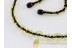 Faceted greenish beads Genuine BALTIC AMBER Necklace 18