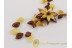 Beautiful Flower Genuine BALTIC AMBER Y shape Necklace 30